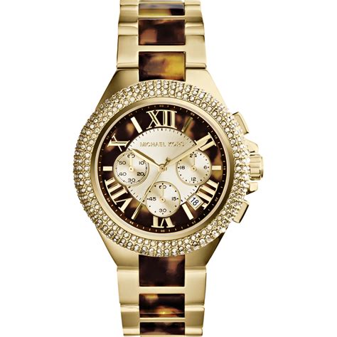 gouden horloge dames michael kors|michael kors gold watches.